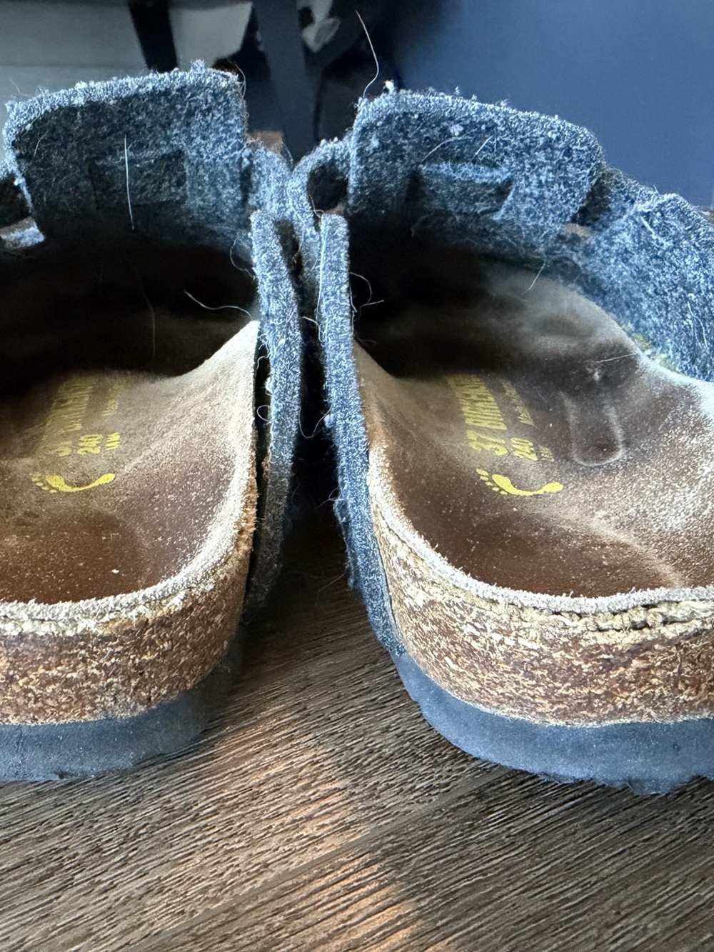 Birkenstock Boston Wool Felt Clog Gray EU 37 - Picture 6 of 8